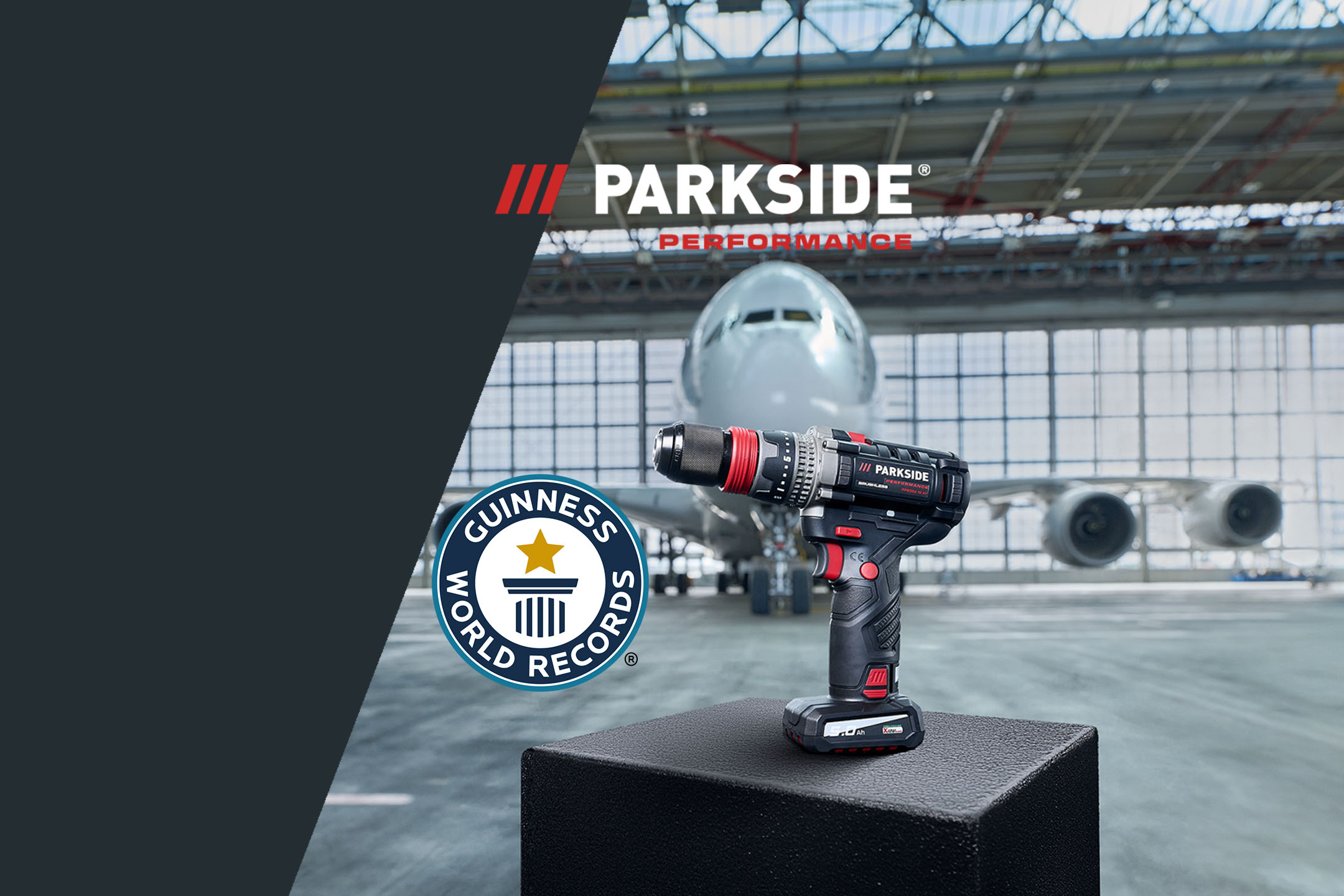Parkside Performance drill, Guinness World Record.